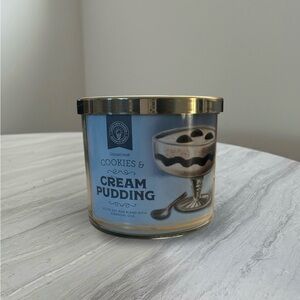 NEW GooseCreek Cookies + Cream Pudding Scented Candle